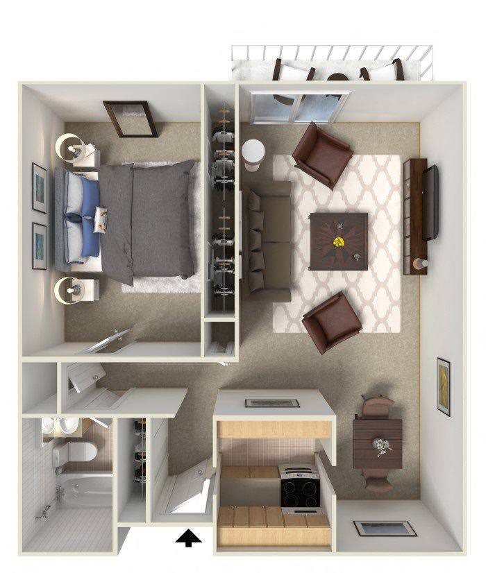 The Calumet The Calumet 1 Bed 1 Bath 737 Square Feet